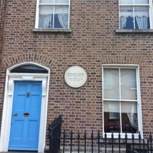 The next day Cathy and I walked the city. The Irish - as I would - take much pride in their writing heritage. James Joyce, Samuel Becket and Oscar Wilde to name a few of the superstars. Here is George Bernard Shaw's house, a five minute walk from Foxy's. 